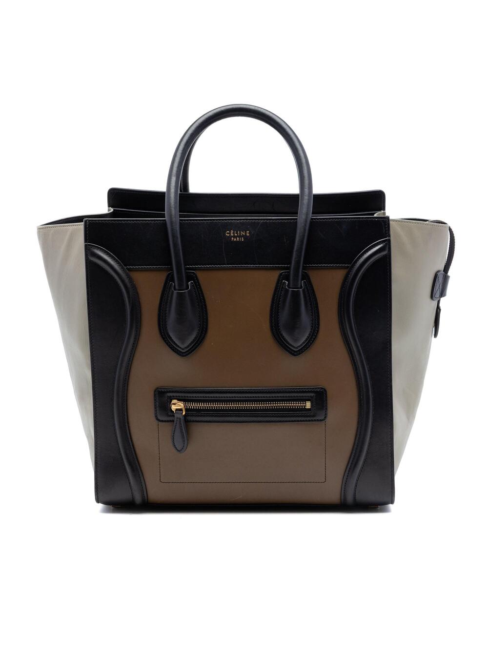 Celine Tricolor Luggage Bag Leather #376456C87B